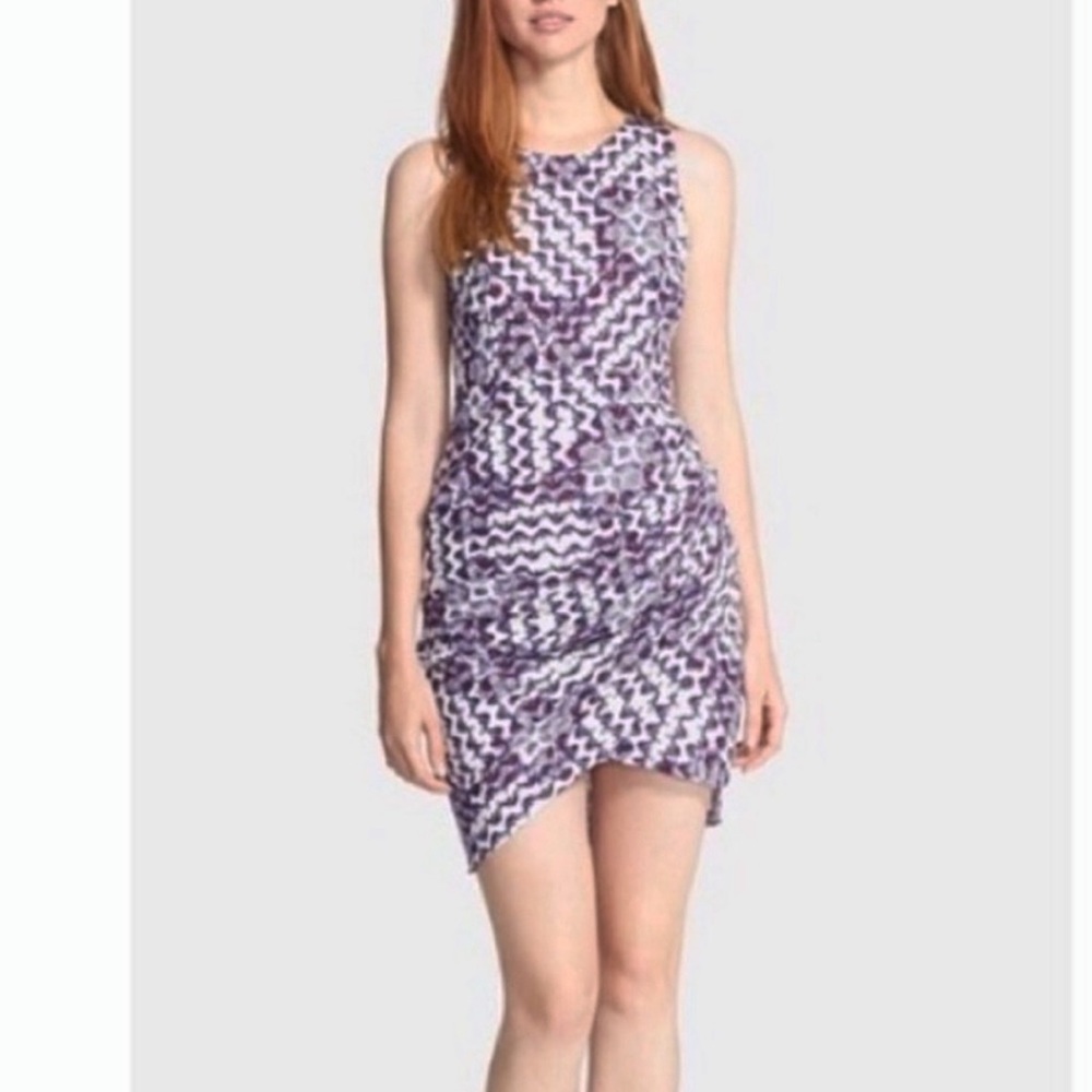 Rebecca Minkoff Silk Colman Ruched Mini Dress 4